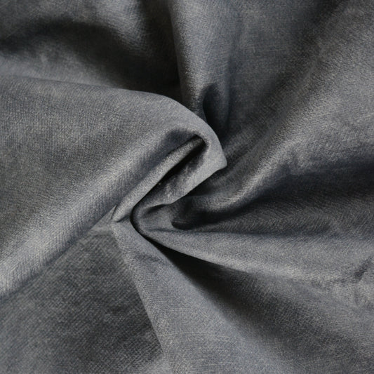 Antraciet velours kussenhoes