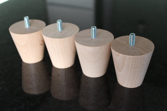 Beukenhout meubelpotenset laag