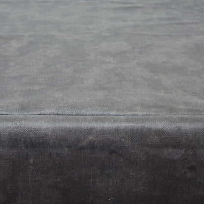 Antraciet velours kussenhoes