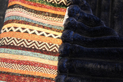 Deken Gobelin & Corduroy streep