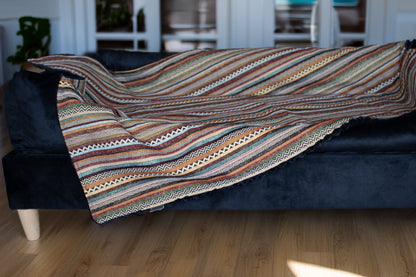 Deken Gobelin & Corduroy streep